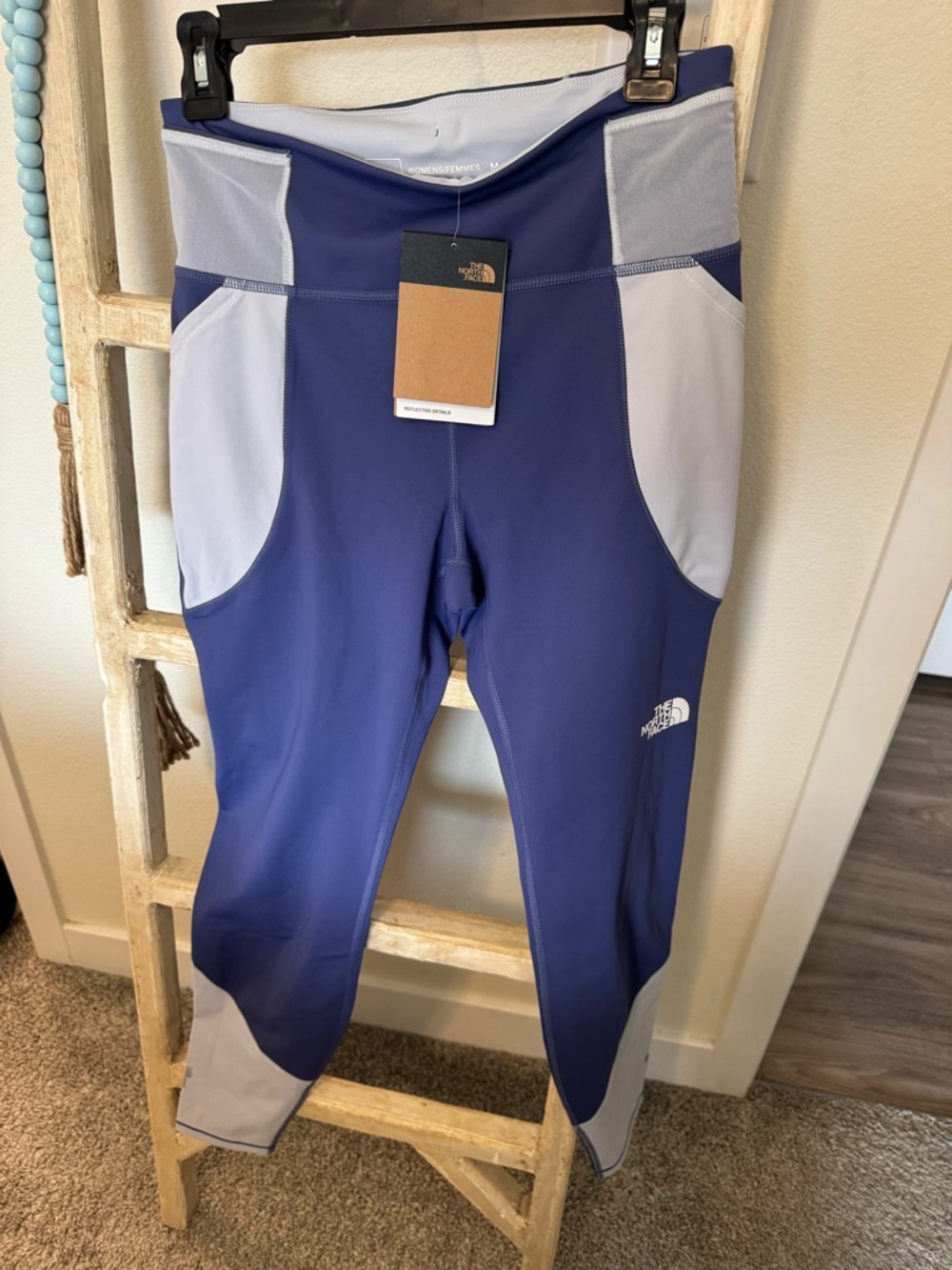 The North Face Purple & Light Gray Performance Leggings